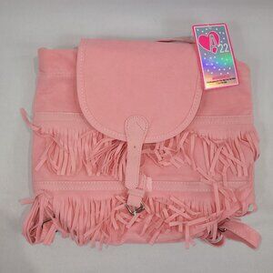 A22 Accessories 22 Girls Teen Pink Backpack Purse Western Fringe Handbag